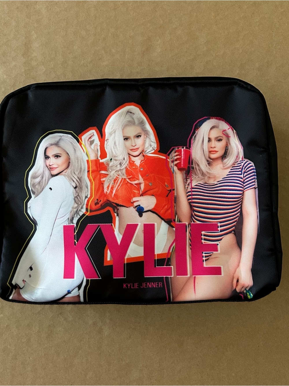 Kylie Jenner Cosmetic Bag Beauty Make Up Case Travel Clutch Storage Organizer